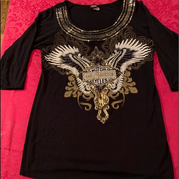 Harley-Davidson Tops - Harley-Davidson Glamour Shirt